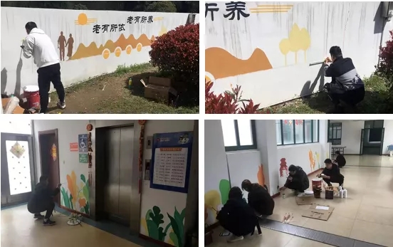 南京藝之行畫(huà)室&江寧區(qū)湯山街道開(kāi)展“情系雷鋒月，愛(ài)繪敬老院”學(xué)雷鋒活動(dòng)！圖二